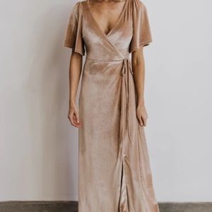 Baltic Born Meghan Wrap Dress—XXXL in Shell